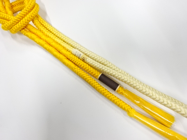 未使用品　正絹　手組帯締め